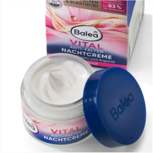 Нічний крем від зморшок для зрілої шкіри Balea Vital 50 мл Нічний крем від зморшок для зрілої шкіри Balea Vital 50 мл